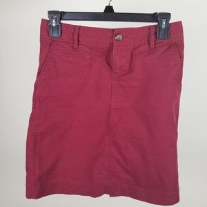 Old Navy Burgundy Cotton Old Navy Skirt